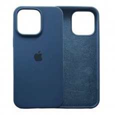 Чехол Apple iPhone 15 Pro Max Silicone Case (темно-серый)