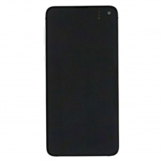 Дисплей для Samsung SM-G970F Galaxy S10e в рамке тачскрин серебряный OR Б/У