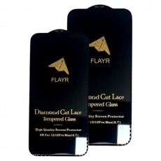 Защитное стекло для iPhone X, XS, 11 Pro FULL с бриллиантовым срезом