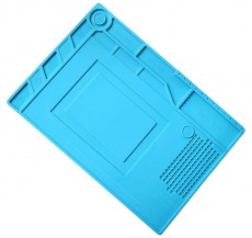 Коврик для радиомонтажных работ S-150 389mm*269mm (силиконовый, антистатический и термостойкий для пайки до 500С)