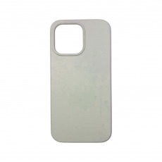 Чехол для Apple iPhone 14 Pro Max Silicone Case (серо-розовый)