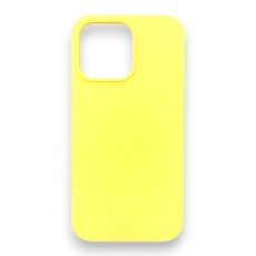 Чехол для Apple iPhone 14 Pro Max Silicone Case (темно-желтый)