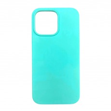 Чехол для Apple iPhone 14 Pro Max Silicone Case (ледяной голубой)