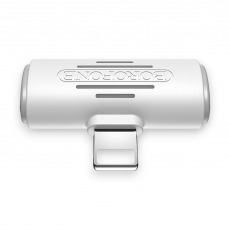 Переходник BOROFONE BV6 Lightning - Dual Lightning (белый)