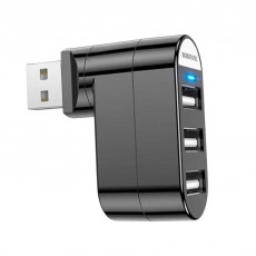 Переходник BOROFONE DH3 Three-port 3*USB (черный)