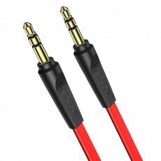 Кабель AUX BOROFONE BL6 3.5мм Jack на 3.5мм Jack, 1m (красно-черный)