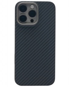 Чехол-накладка ультратонкий KZDOO Keivlar для iPhone 16 Pro Max (черный)