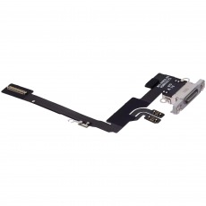 Шлейф для iPhone 16 Pro на системный разъем, микрофон, белый, OEM