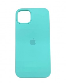 Чехол для Apple iPhone 14 Plus, 15 Plus Silicone Case (ледяной голубой)