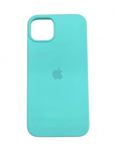 Чехол для Apple iPhone 14 Silicone Case (ледяной голубой)