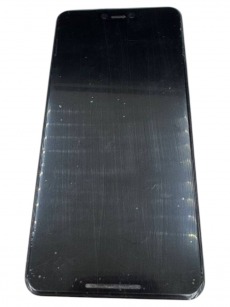 Дисплей в сборе с рамкой,аккумулятором для Google Pixel 3XL (белый) OEM