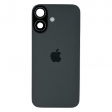 Задняя крышка в сборе с кронштейном, линзами камеры и шлейфом для iPhone 17 (черный (Black)) (AASP)