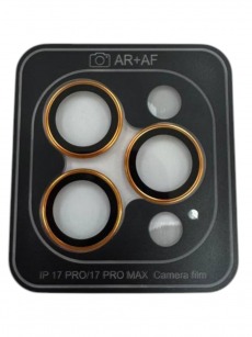 Защитное стекло камеры для iPhone 17 Pro Max AF+AR оранжевый