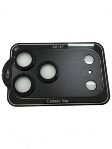 Защитное стекло камеры для iPhone 17 Pro Max AF+AR metal черный