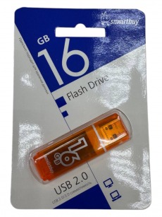 Флэш накопитель Smartbuy 16GB USB 2.0 оранжевый