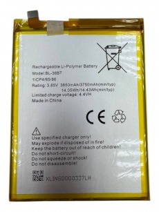Аккумулятор для Tecno CX Pro, CA7, C11, CF7, CA8, KB3, CF8, Camon X, Camon 11, Camon 11 Pro (BL-36BT) 3750mAh OR