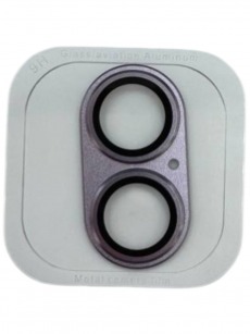 Защитное стекло камеры для iPhone 16,17 AF+AR metal розовый