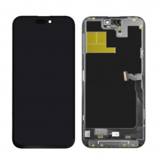 Дисплей для iPhone 14 Pro Max + тачскрин черный с рамкой (JCID SOFT OLED) привязка без ошибки