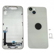 Корпус в сборе с задней крышкой для iPhone 14 Plus (Ростест) (белый)