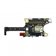 Коннектор сим карты (SIM) для Huawei P40 Pro (ELS-NX9) на плате с микрофоном OEM