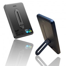 Внешний аккумулятор MXD i10Pro (10000mAh) черный 3-в-1 с подставкой и быстрой зарядкой