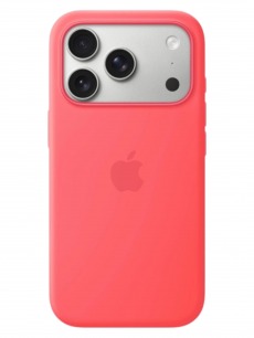 Чехол для iPhone 17 Pro Max MagSafe Silicone Case Bright Guava 1:1 (закрытый низ) Яркая Гуава