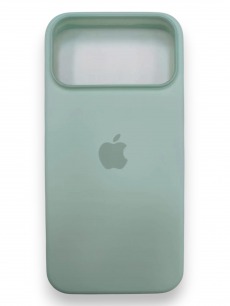 Чехол для iPhone 17 Pro Max MagSafe Silicone Case Anqaormarne 1:1 (закрытый низ) Аквамарин