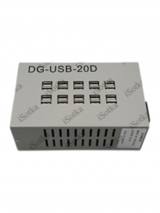 Многофункциональный Адаптер С 20 Портами USB-зарядки - ЕС SDK DG-USB-20D 60W 12A