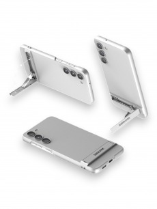 Чехол-накладка для Samsung Galaxy S24 Plus (SM-S926B), S25 Plus (S936B) GKK Triumph серый