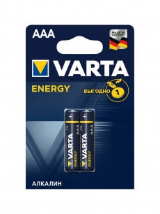 Элемент питания щелочной Varta Energy AAA/LR03