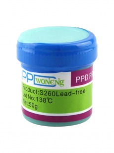 Паяльная паста PPD PRO WONeNg S260 138°C 50g (оригинал)