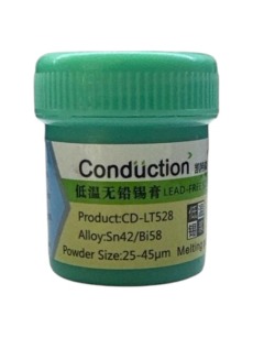 Паста паяльная Conduction CD-LT528 (Sn42/Bi58) 138°C 200g