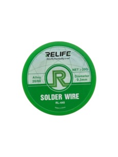Припой RELIFE RL440 Sn20/Pn80 0.5мм 20g (оригинал)
