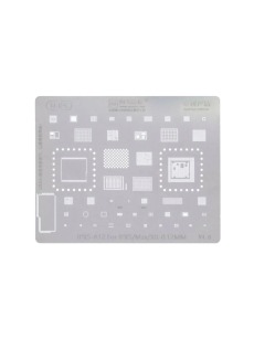 Трафарет для iPhone Xs/ Xr - A12-2 BGA трафарет CPU IC 0,12mm