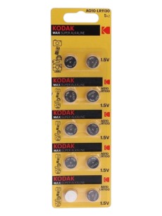 Элемент питания щелочной Kodak LR54, AG10, LR1130, G10, 189, GP89A, 389, SR1130W