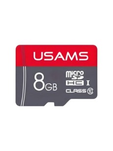 Карта памяти micro-SDHC 8Gb Usams class 10 (с адаптером SD)