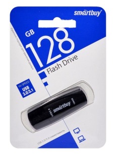 Флэш накопитель 128Gb Smart Buy USB 3.0 (черный)