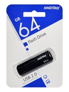 Флэш накопитель 64Gb Smartbuy USB 2.0 белый