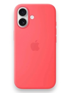 Чехол для iPhone 17 MagSafe Silicone Case Bright Guava 1:1 (закрытый низ) Яркая Гуава