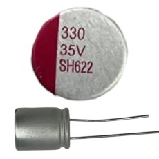 Полимерный твердый конденсатор 35V 330uF 10*12