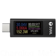 Тестер 2UUL Charging Mate PW21, USB Type-C многофункциональный (30V/12A)