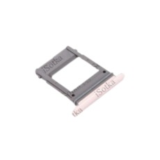 Держатель SIM для Samsung Galaxy A5 2017, A7 2017 (A520, A720) розовый OEM